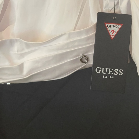 #115 - Brand New Off Shoulder Cropped Junior Shirt by Guess! - Picture 7 of 13